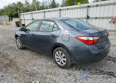 2016 Toyota Corolla L из США, поврежденный, VIN 2T1BURHE8GC536857